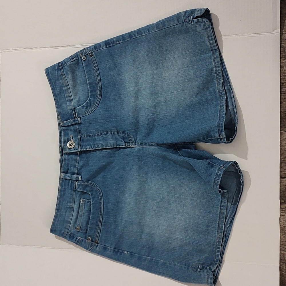 Blue Gloria Vanderbilt Denim Shorts The Perfect Fit Shorts sz 10